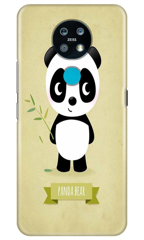 Panda Bear Mobile Back Case for Nokia 6.2 (Design - 317)