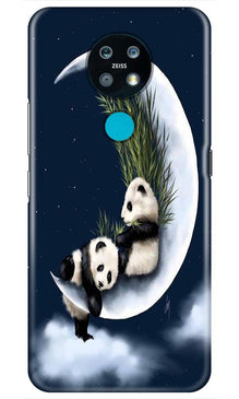 Panda Moon Mobile Back Case for Nokia 7.2 (Design - 318)