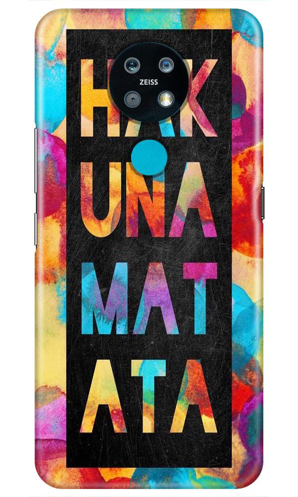 Hakuna Matata Mobile Back Case for Nokia 7.2 (Design - 323)