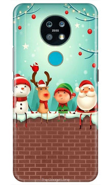 Santa Claus Mobile Back Case for Nokia 7.2 (Design - 334)