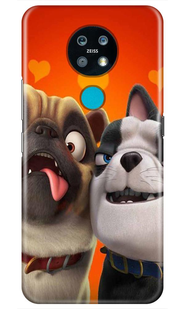 Dog Puppy Mobile Back Case for Nokia 7.2 (Design - 350)