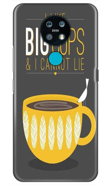 Big Cups Coffee Mobile Back Case for Nokia 7.2 (Design - 352)