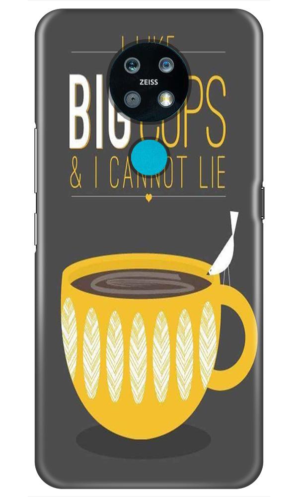Big Cups Coffee Mobile Back Case for Nokia 6.2 (Design - 352)