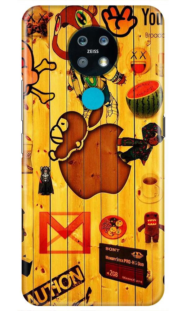 Wooden Texture Mobile Back Case for Nokia 7.2 (Design - 367)