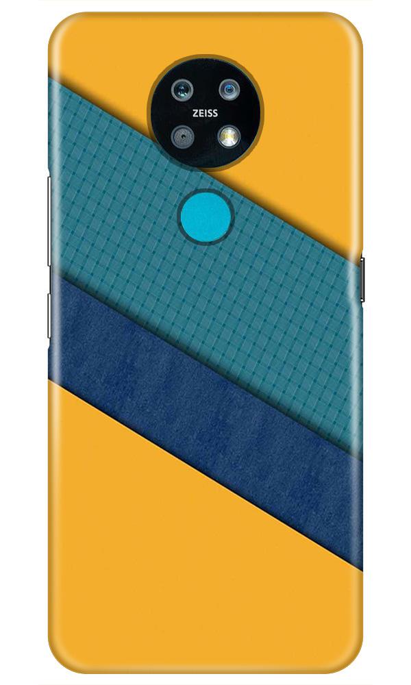 Diagonal Pattern Mobile Back Case for Nokia 7.2 (Design - 370)