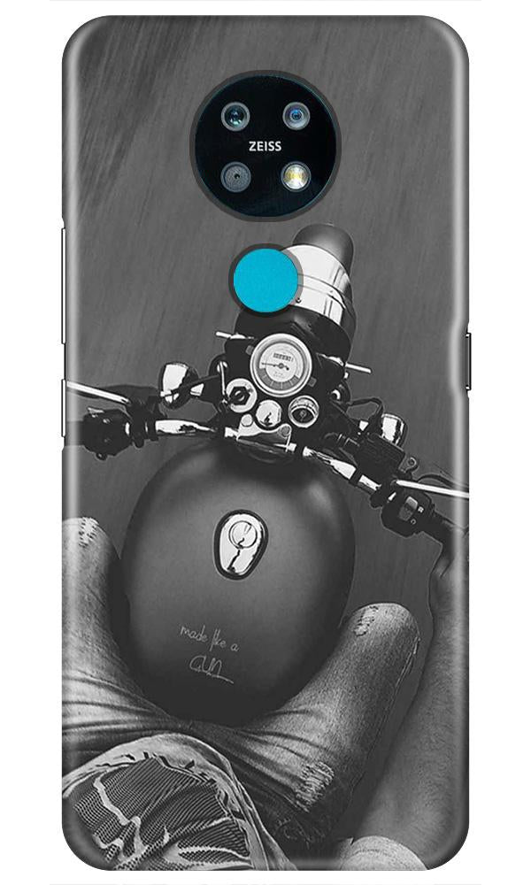Royal Enfield Mobile Back Case for Nokia 7.2 (Design - 382)