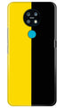 Black Yellow Pattern Mobile Back Case for Nokia 6.2 (Design - 397)