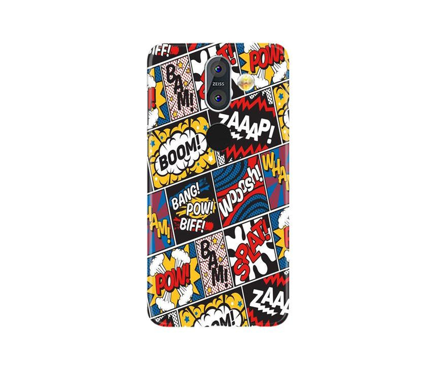 Boom Mobile Back Case for Nokia 8.1 (Design - 302)