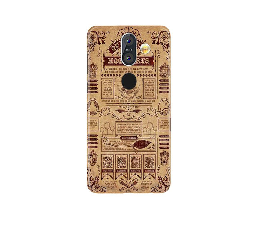 Hogwarts Mobile Back Case for Nokia 8.1 (Design - 304)