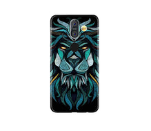 Lion Mobile Back Case for Nokia 8.1 (Design - 314)