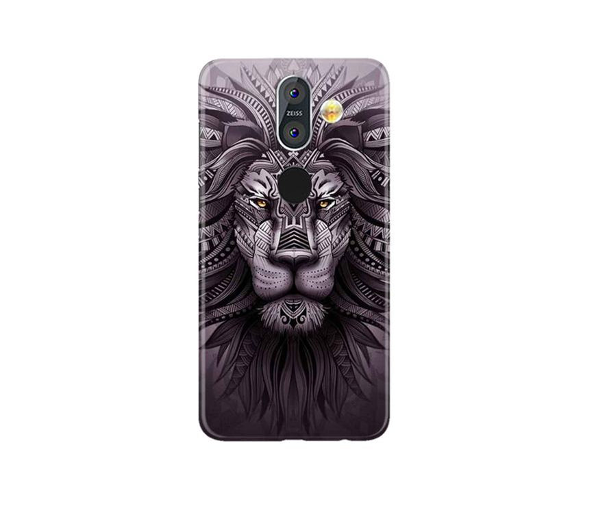 Lion Mobile Back Case for Nokia 8.1 (Design - 315)
