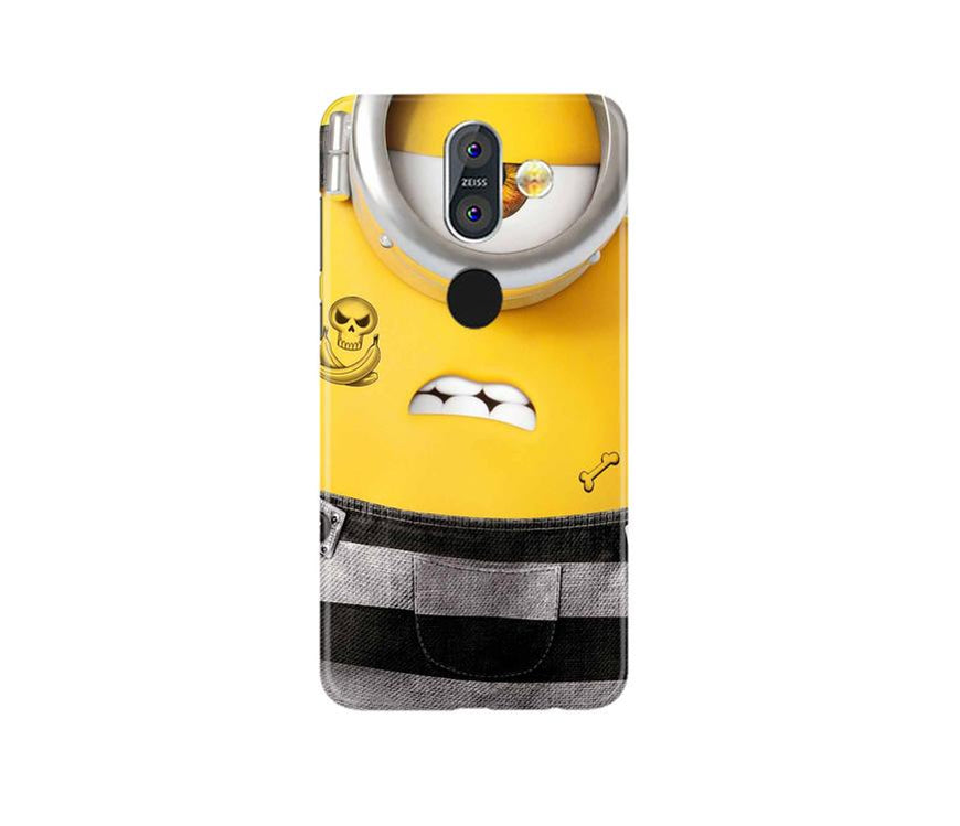 Minion Mobile Back Case for Nokia 8.1 (Design - 324)