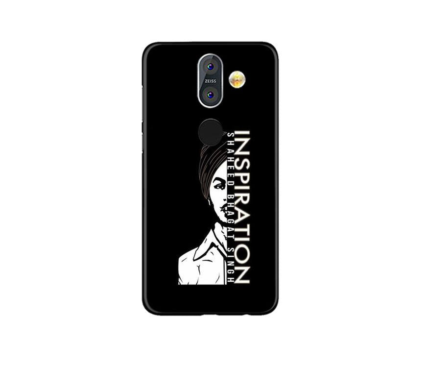 Bhagat Singh Mobile Back Case for Nokia 8.1 (Design - 329)