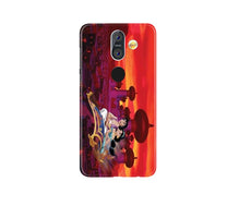 Aladdin Mobile Back Case for Nokia 8.1 (Design - 345)