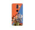 Cartoon Mobile Back Case for Nokia 8.1 (Design - 346)