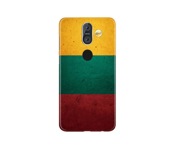 Color Pattern Mobile Back Case for Nokia 8.1 (Design - 374)