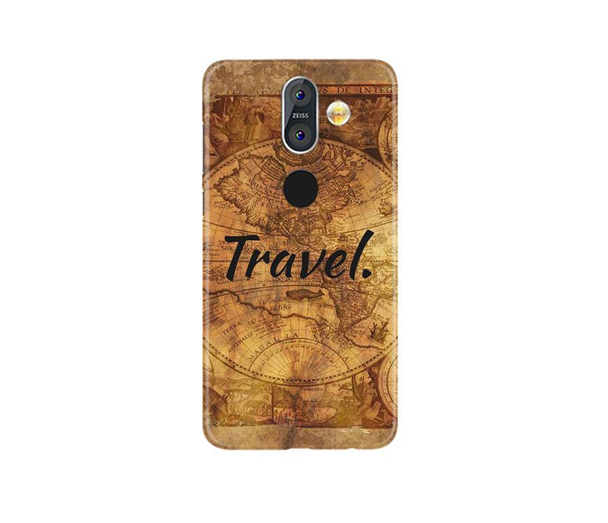 Travel Mobile Back Case for Nokia 8.1 (Design - 375)