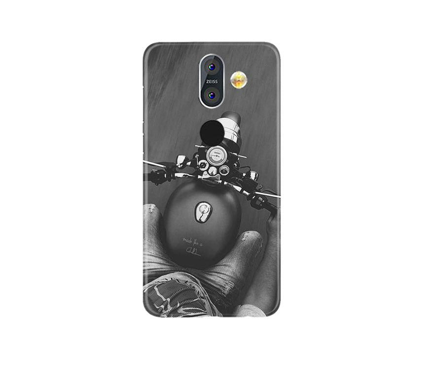 Royal Enfield Mobile Back Case for Nokia 8.1 (Design - 382)