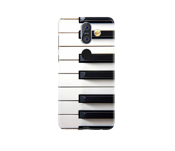 Piano Mobile Back Case for Nokia 8.1 (Design - 387)