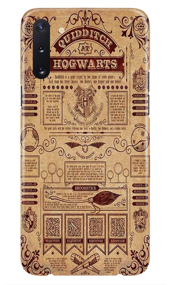 Hogwarts Mobile Back Case for Samsung Galaxy Note 10(Design - 304)