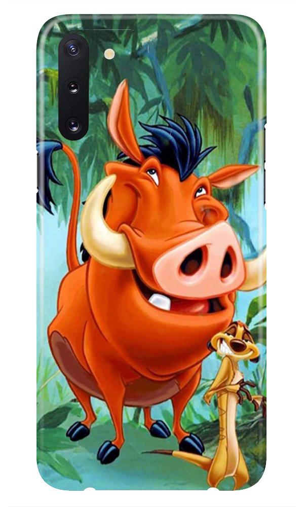 Timon and Pumbaa Mobile Back Case for Samsung Galaxy Note 10 Plus(Design - 305)