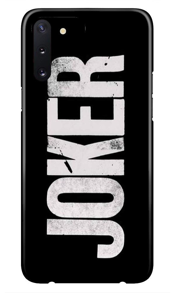 Joker Mobile Back Case for Samsung Galaxy Note 10 Plus  (Design - 327)
