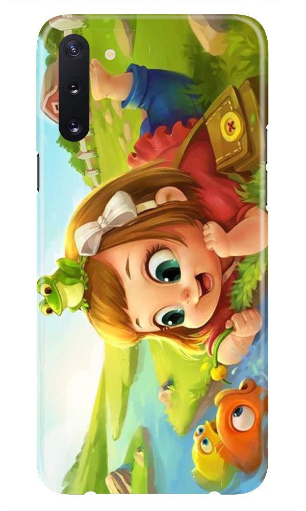 Baby Girl Mobile Back Case for Samsung Galaxy Note 10 Plus(Design - 339)