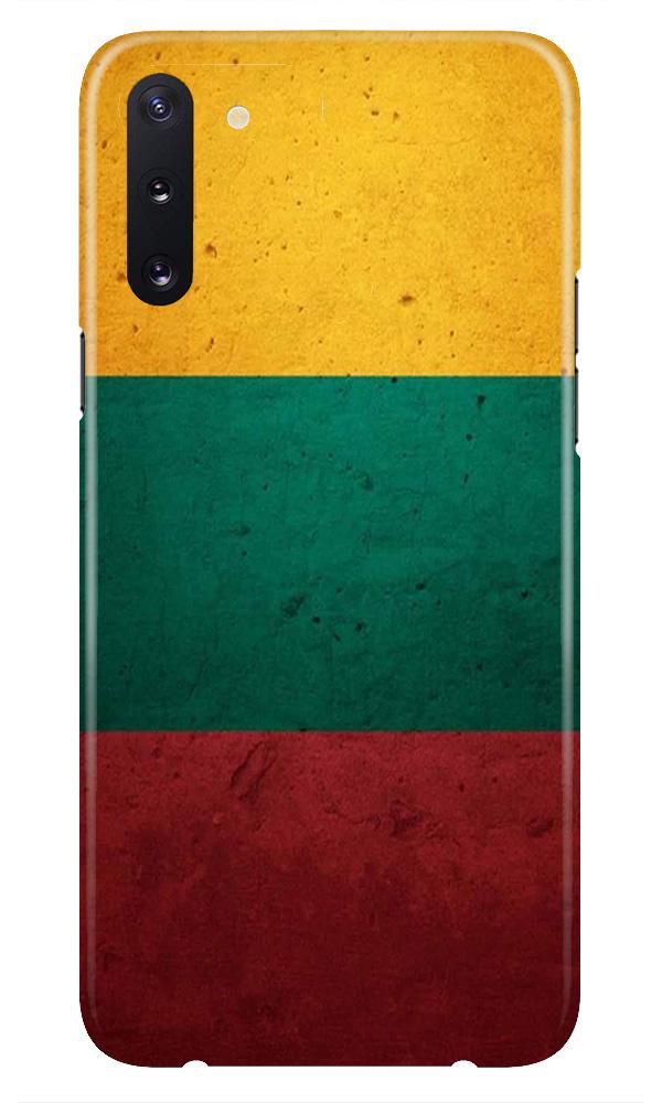 Color Pattern Mobile Back Case for Samsung Galaxy Note 10  (Design - 374)