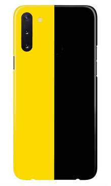 Black Yellow Pattern Mobile Back Case for Samsung Galaxy Note 10 Plus  (Design - 397)