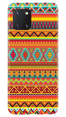 Zigzag line pattern Mobile Back Case for Samsung Note 10 Lite (Design - 4)