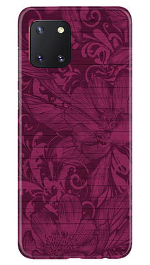 Purple Backround Mobile Back Case for Samsung Note 10 Lite (Design - 22)