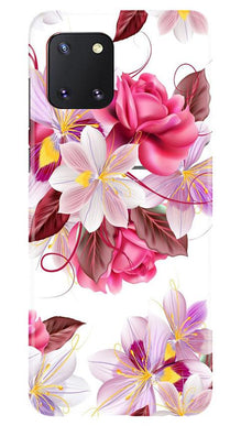 Beautiful flowers Mobile Back Case for Samsung Note 10 Lite (Design - 23)