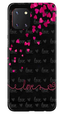 Love in Air Mobile Back Case for Samsung Note 10 Lite (Design - 89)