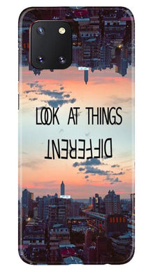 Look at things different Mobile Back Case for Samsung Note 10 Lite (Design - 99)