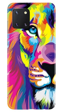 Colorful Lion Mobile Back Case for Samsung Note 10 Lite  (Design - 110)