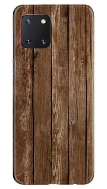 Wooden Look Mobile Back Case for Samsung Note 10 Lite  (Design - 112)