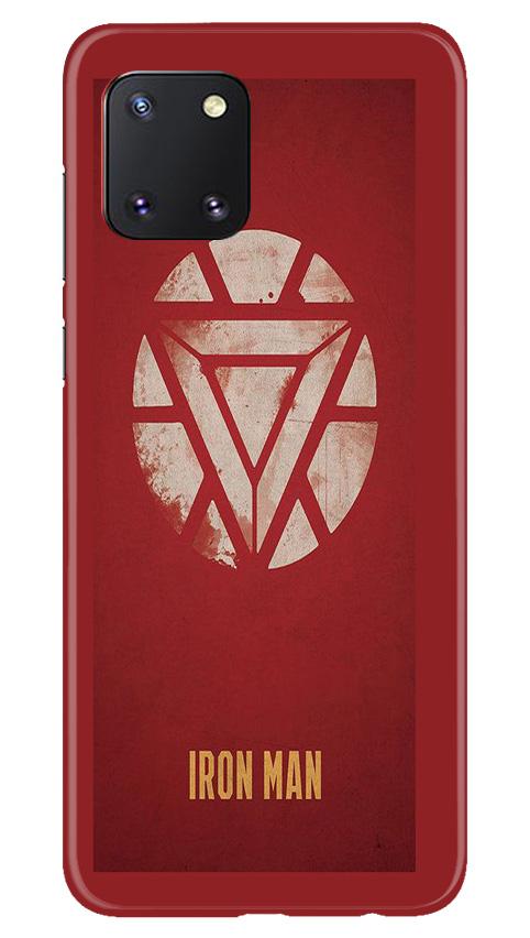 Iron Man Superhero Case for Samsung Note 10 Lite  (Design - 115)