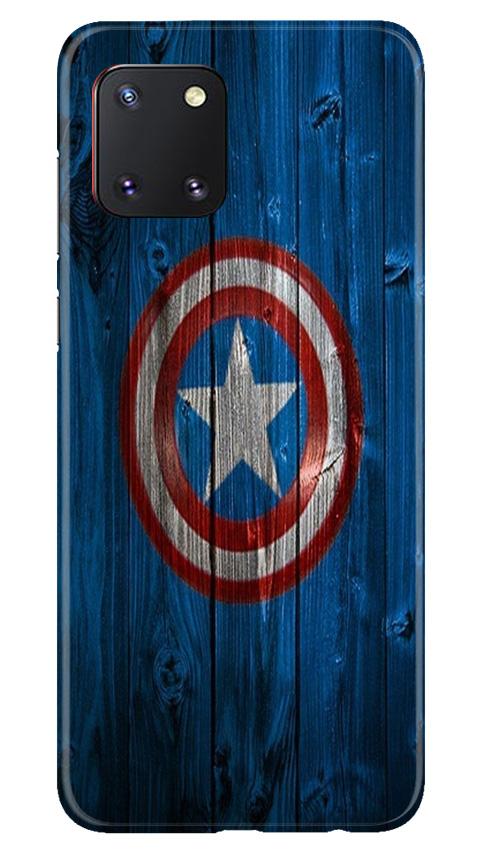 Captain America Superhero Case for Samsung Note 10 Lite  (Design - 118)