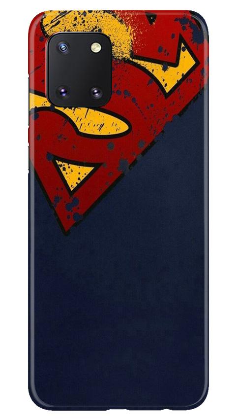 Superman Superhero Case for Samsung Note 10 Lite  (Design - 125)