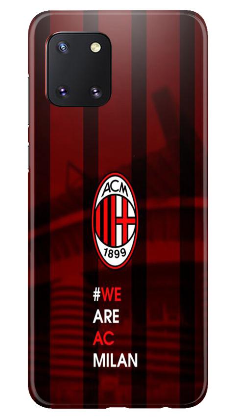 AC Milan Case for Samsung Note 10 Lite  (Design - 155)