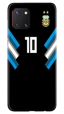 Argentina Mobile Back Case for Samsung Note 10 Lite  (Design - 173)