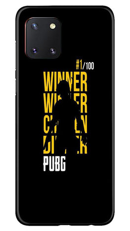 Pubg Winner Winner Case for Samsung Note 10 Lite(Design - 177)