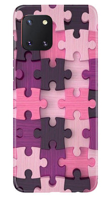 Puzzle Mobile Back Case for Samsung Note 10 Lite (Design - 199)