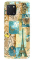 Travel Eiffel Tower Case for Samsung Note 10 Lite (Design No. 206)