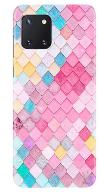 Pink Pattern Mobile Back Case for Samsung Note 10 Lite (Design - 215)