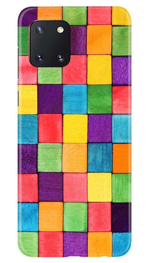 Colorful Square Case for Samsung Note 10 Lite (Design No. 218)