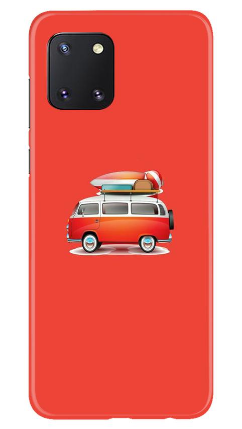 Travel Bus Case for Samsung Note 10 Lite (Design No. 258)