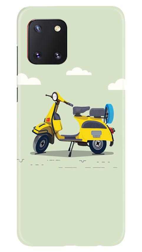 Vintage Scooter Case for Samsung Note 10 Lite (Design No. 260)