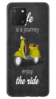 Life is a Journey Mobile Back Case for Samsung Note 10 Lite (Design - 261)