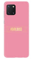 Girl Boss Pink Case for Samsung Note 10 Lite (Design No. 263)